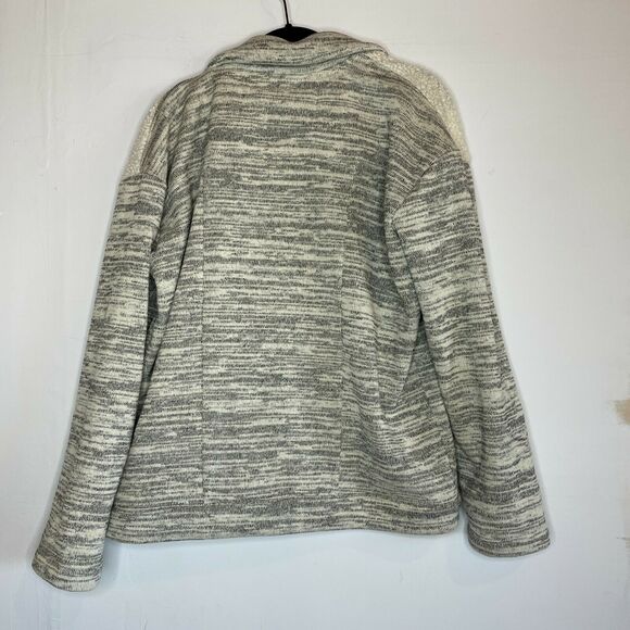 Saturday Sunday for Anthropologie Fleece Knit Coat Cozy Warm w/ Pockets Sz S - Picture 6 of 6